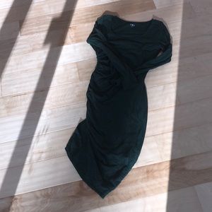 Knee length ruched Anthropologie top